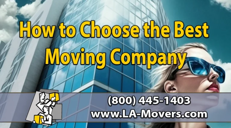 How to Choose the Best Moving Company