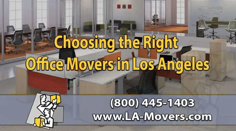 Choosing the Right Office Movers in Los Angeles