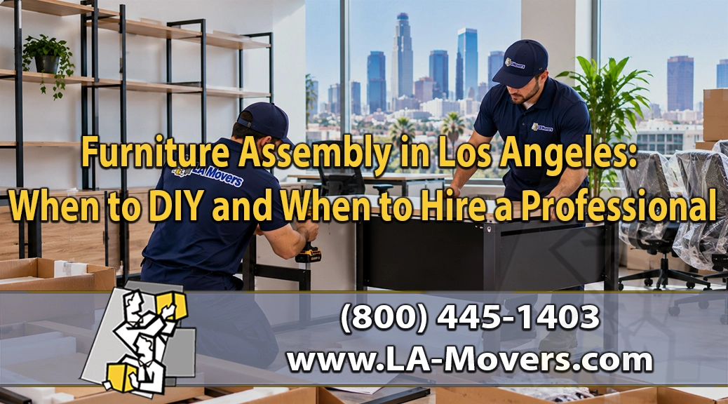 Furniture Assembly in Los Angeles: When to DIY and When to Hire a Professional