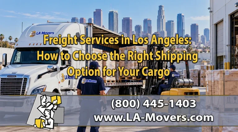 Freight Services in Los Angeles: Choosing the Right Option