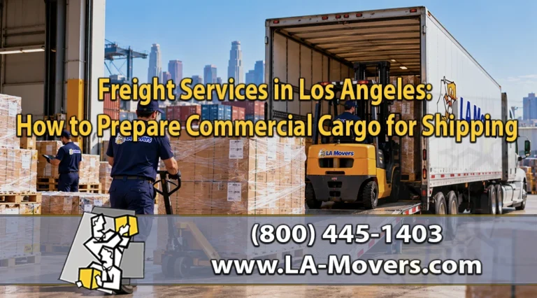 Freight Services in Los Angeles: How to Prepare Commercial Cargo for Shipping