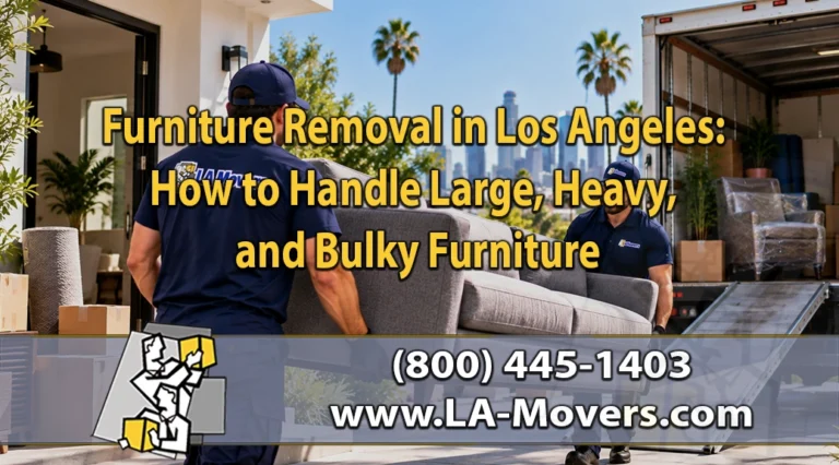 Furniture Removal in Los Angeles | Large & Heavy Furniture