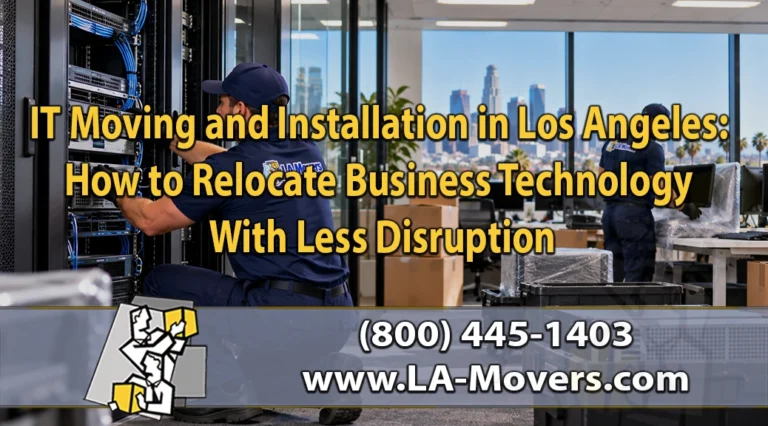 IT Moving and Installation in Los Angeles: How to Relocate Business Technology With Less Disruption