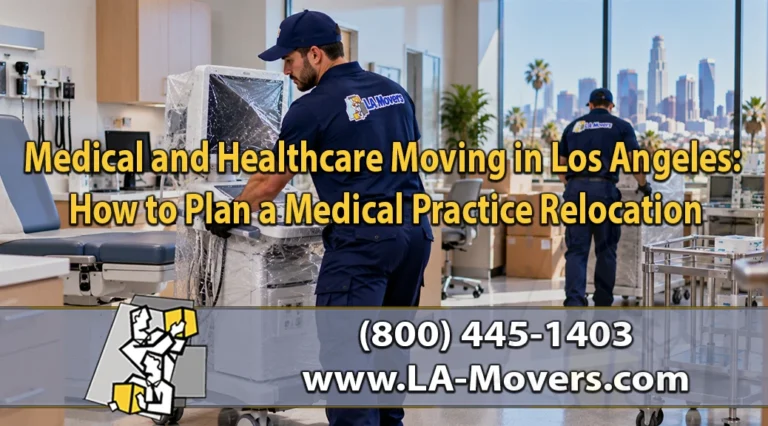Medical and Healthcare Moving in Los Angeles: How to Plan a Medical Practice Relocation