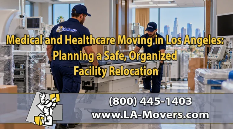 Medical and Healthcare Moving in Los Angeles: Planning a Safe, Organized Facility Relocation